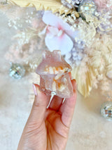 Flower Agate Fairy House #C