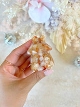 Flower Agate Fairy House #J