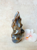 Moody Orbicular Ocean Jasper Flame