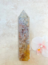 Pastel Ocean Jasper x Carnelian Tower
