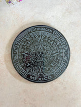 Obsidian Aztec Calendar 10cm