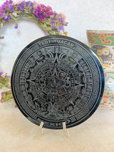 Obsidian Aztec Calendar 20cm