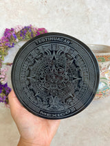 Obsidian Aztec Calendar 20cm