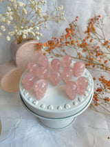 Mini Star Rose Quartz Skull