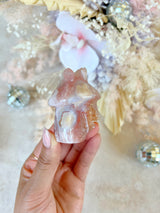 Flower Agate Fairy House #C