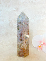 Pastel Ocean Jasper x Carnelian Tower