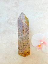 Pastel Ocean Jasper x Carnelian Tower (S)