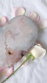 XXL Pink Amethyst Heart